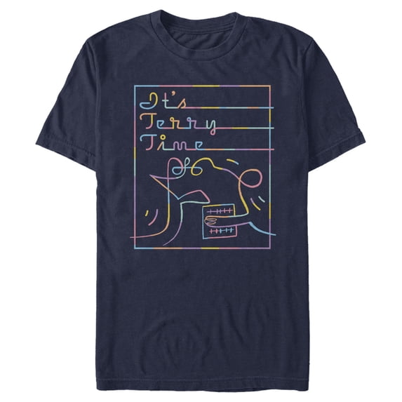 Men's Soul Terry Missing Soul Graphic Tee Navy Blue Small