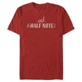 thumbnail image 1 of Men's Soul The Half Note Banner  Graphic Tee Red Large, 1 of 5