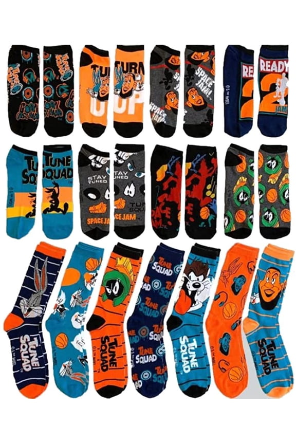 Men's Space Jam: A New Legacy 15 Days of Socks Advent Calendar