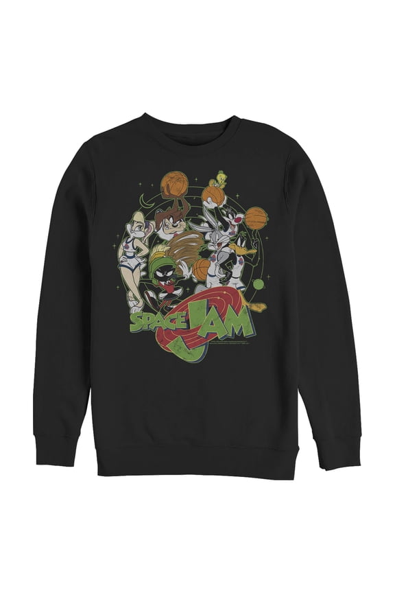 Men's Space Jam Galaxy Crew  Sweatshirt