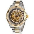 thumbnail image 1 of Men's Specialty Mechanical Two-Tone Gold-Tone Skeletonized Dial, 1 of 4