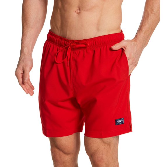 Men's Speedo 002578 Redondo Edge 17 Inch Volley (High Risk Red XL)