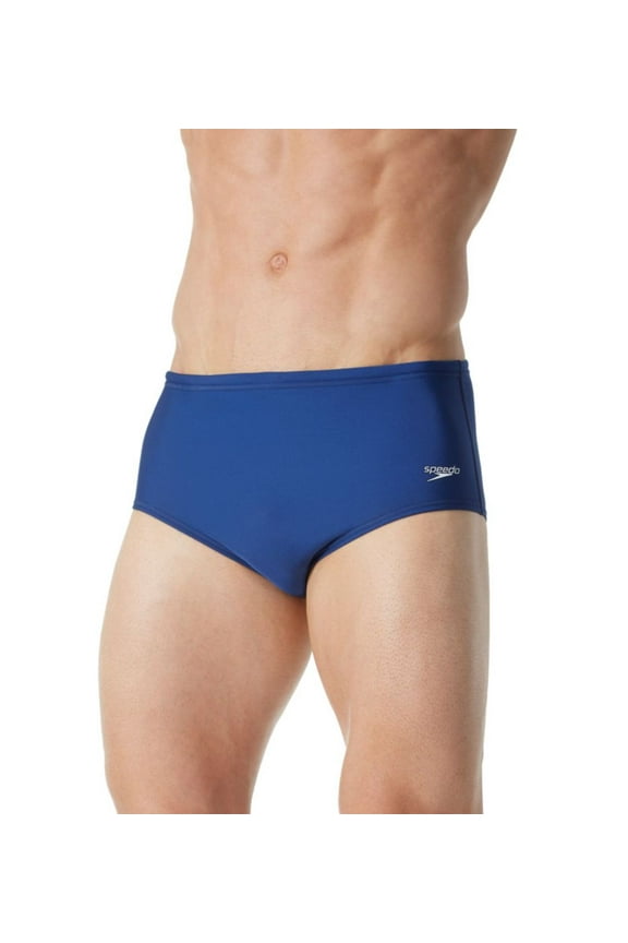 Men's Speedo 7300121 Dive 5 Inch Powerflex Swim Brief (New Navy 36 Waist)