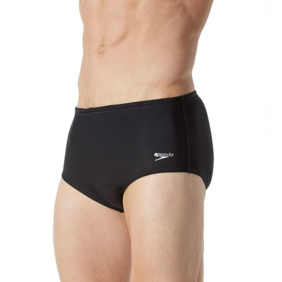 Men's Speedo 7300121 Dive 5 Inch Powerflex Swim Brief (Speedo Black 30 Waist)
