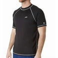 thumbnail image 1 of Men's Speedo 7482178 Easy Short Sleeve Loose Fit Swim Tee (Speedo Black 2XL), 1 of 2