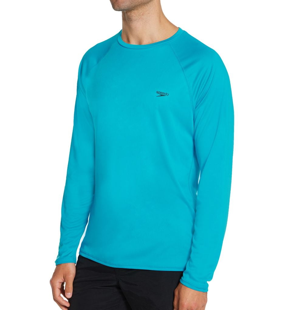 speedo swim shirt mens