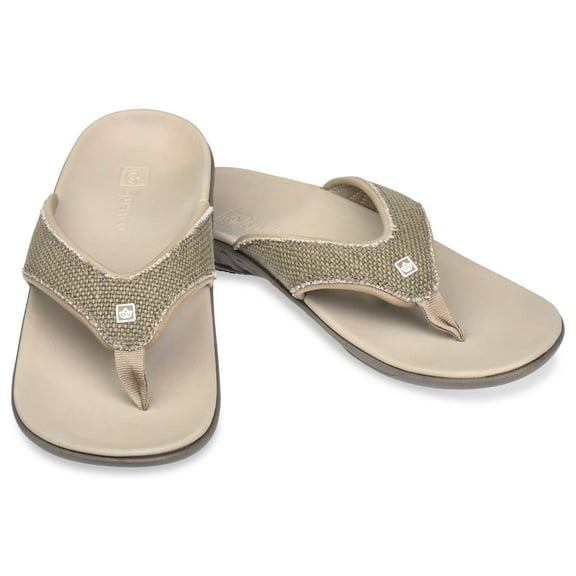 spenco men's yumi canvas sandal, major grey, 10m medium us