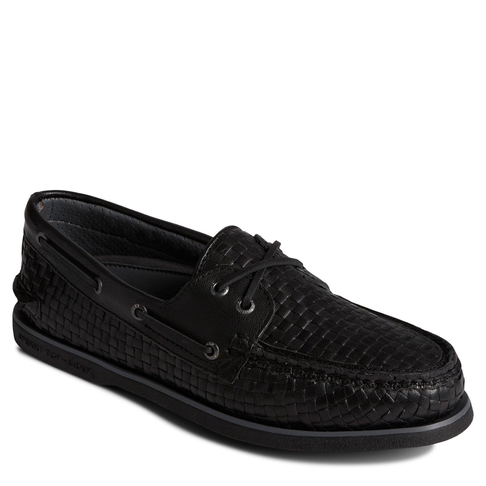Black and gold 2024 sperry top sider