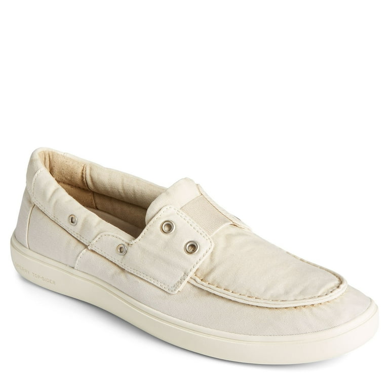 Sperry Top Sider Outer Banks 2 Eye Twill Khaki 10M