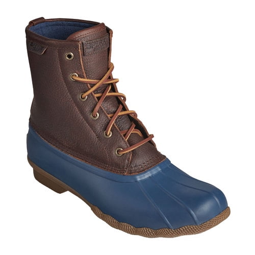 sperry saltwater duck boots blue