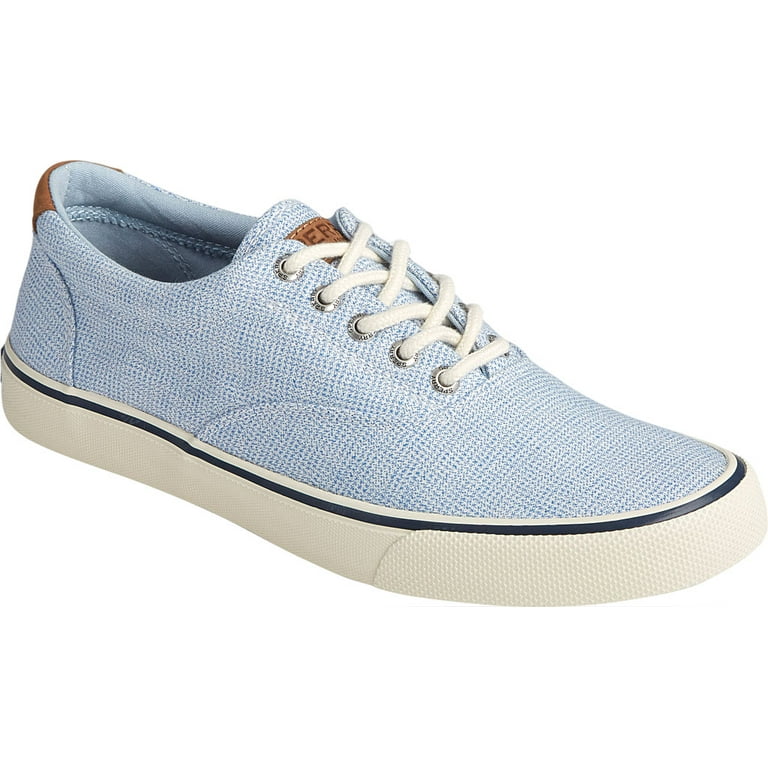 Men's Sperry Top-Sider Striper II CVO Gingham Sneaker Blue Canvas