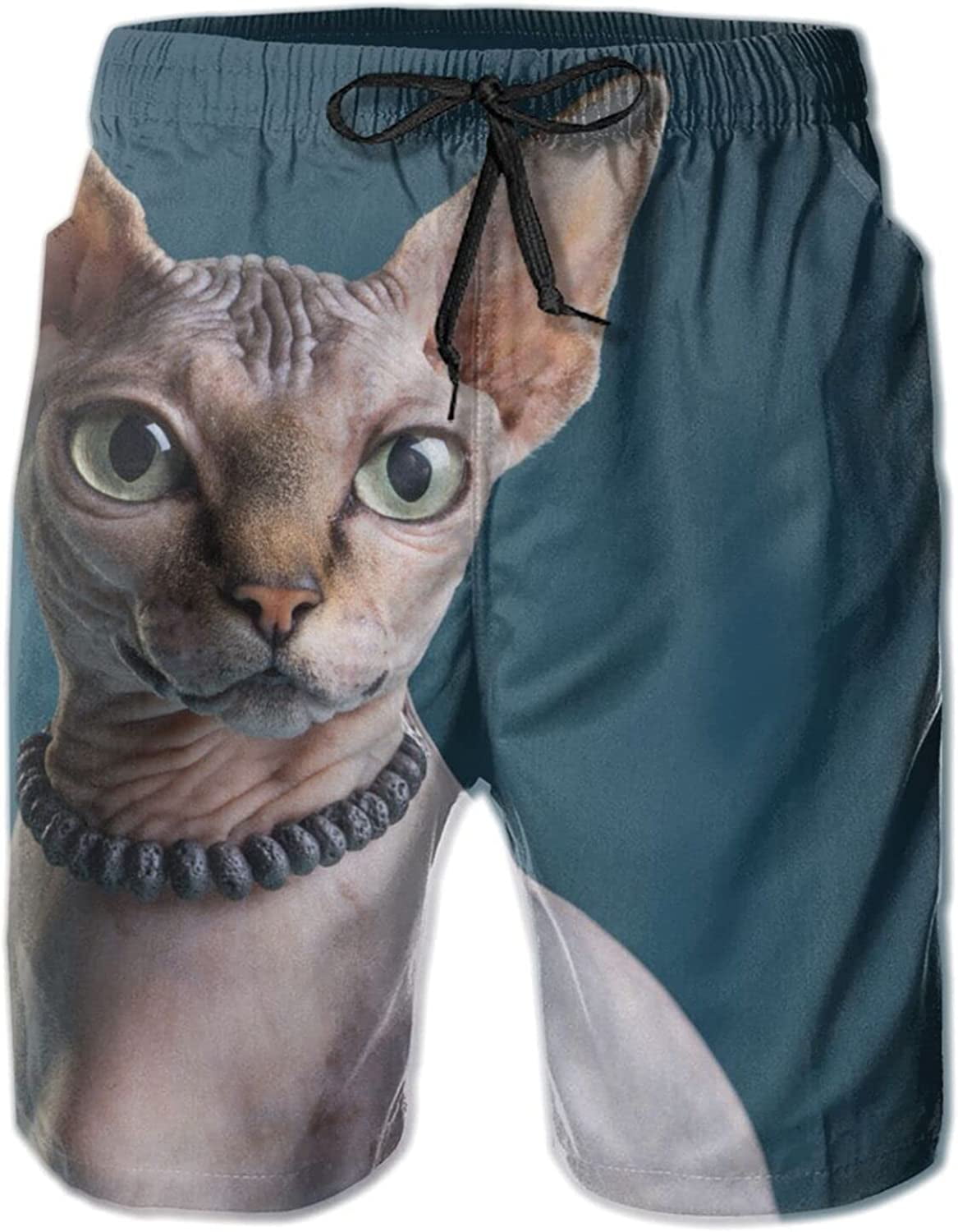 Mens cat shop swim trunks