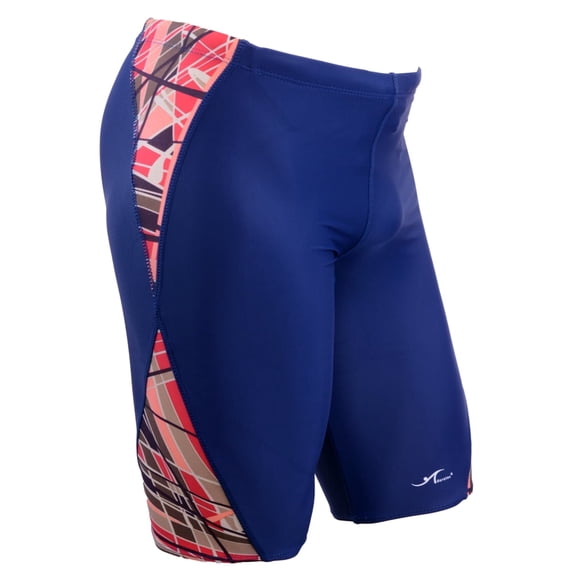 Men's Spice Jammer Swimsuit (MJ011) - Navy/Red - 34