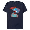 thumbnail image 1 of Men's Spider-Man Abstract Hanging on Web Graphic T-Shirt, 1 of 5