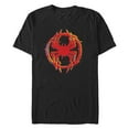 thumbnail image 1 of Men's Spider-Man: Across the Spider-Verse Glitch Spider Icon  Graphic Tee Black Medium, 1 of 5