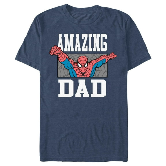 Men's Spider-Man Classic Amazing Dad  Graphic T-Shirt