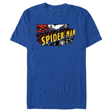 Men's Spider-Man Eyes Close Up Graphic Crop T-Shirt