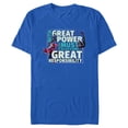 thumbnail image 1 of Men's Spider-Man Great Power and Responsibility Trio Team Graphic T-Shirt, 1 of 4