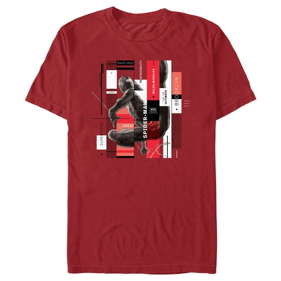 Men's Spider-Man Miles Morales I Am the Ultimate  Graphic T-Shirt