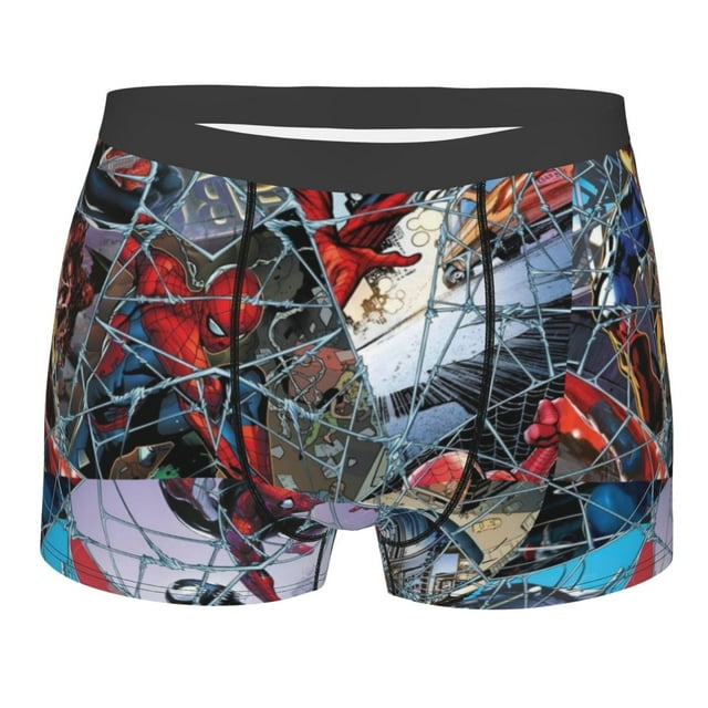 Men's Spider Man Movie Prints Underwear Boxer Briefs For Spiderman ...