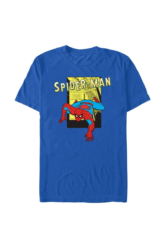 Men's Spider-Man Wall Crawler Pose Graphic T-Shirt