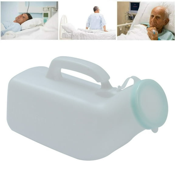 Men's Spill Proof Portable Urinal With 2000Ml Capacity, Detachable Design For Easy Cleaning, Ideal For Bedridden Elderly Camping Car Travel