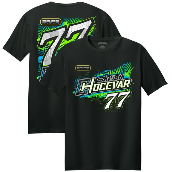 Men's Spire Motorsports Black Carson Hocevar Lifestyle T-Shirt