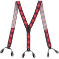 thumbnail image 1 of Men's Split Button Braces Y Shape Trimmed Button End Tuxedo Adjustable Straps Elastic Suspenders - 3.5 cm wide, 1 of 1