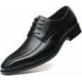 thumbnail image 1 of Men's Split-Toe Oxford Formal Lace Up Dress Shoes for Men, 1 of 10