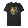 thumbnail image 1 of Men's SpongeBob SquarePants Bank Geek Practice Graphic Tee Black 4X Large, 1 of 5