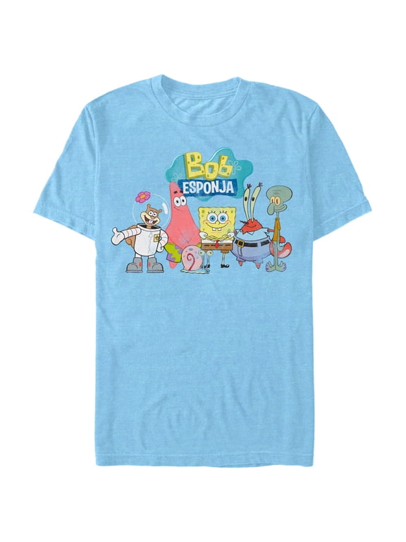 Men's SpongeBob SquarePants Character Group Graphic T-Shirt