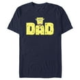 thumbnail image 1 of Men's SpongeBob SquarePants Dad Sponge Graphic Tee Navy Blue X Large, 1 of 5