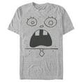 thumbnail image 1 of Men's SpongeBob SquarePants DoodleBob Expression Graphic Tee Athletic Heather Large, 1 of 5