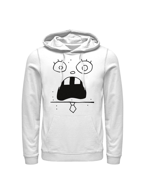 Men's SpongeBob SquarePants DoodleBob Expression Pull Over Hoodie