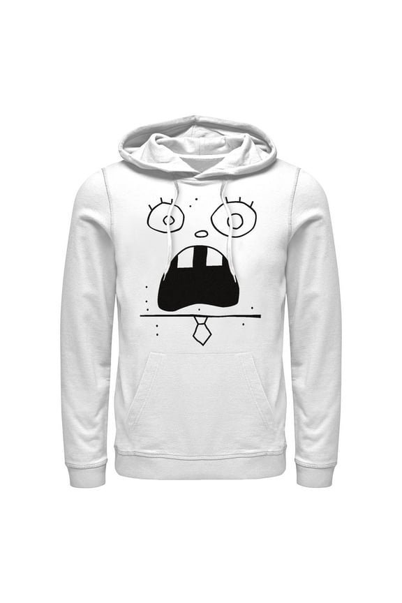 Men's SpongeBob SquarePants DoodleBob Expression Pull Over Hoodie