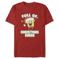 thumbnail image 1 of Men's SpongeBob SquarePants Full of Christmas Cheer  Graphic Tee Red X Large, 1 of 5