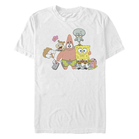 Men's SpongeBob SquarePants Group Shot Graphic T-Shirt