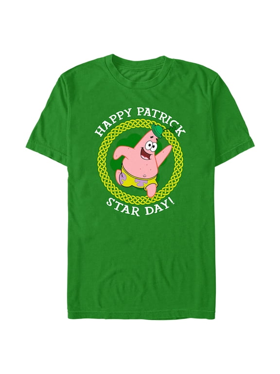 Men's SpongeBob SquarePants Happy Patrick Star Day Graphic T-Shirt