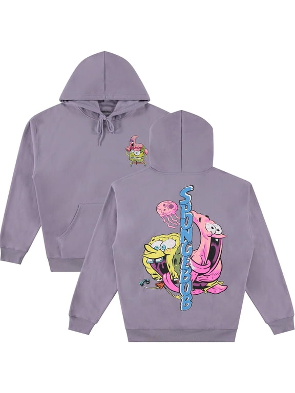 Men's SpongeBob SquarePants Pullover Hoodie - Adult Sizes S-2XL