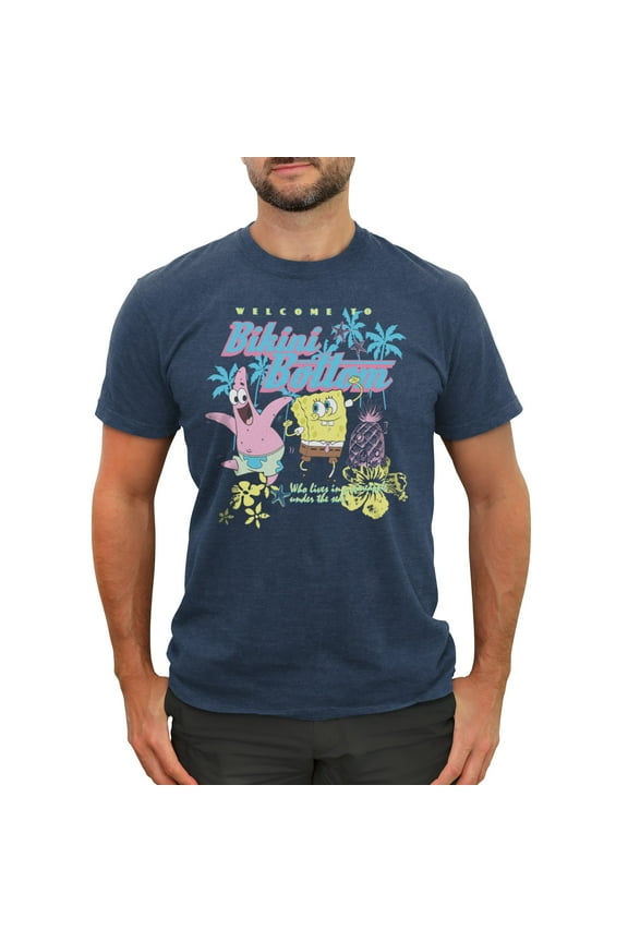 Men's SpongeBob SquarePants Welcome to Bikini Bottom Graphic T-Shirt