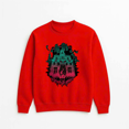 thumbnail image 1 of Men’s Spooky Haunted House Halloween Creepy Ghost Retro Costume Sweatshirt, for men & women, up to size 5XL, 1 of 2