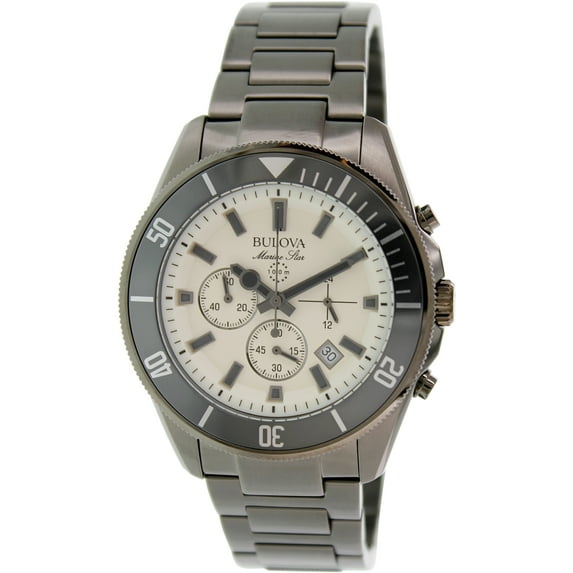 Men's Sport 98B205 Gray Stainless-Steel Quartz Watch