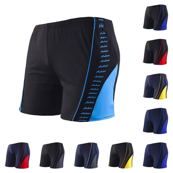 Men's Sport Casual Style Colour Block Holiday Swimming Shorts Board Suit Dissolving Mens Swim Trunks Mens Swim Trunks with Compression Liner Mens Swim Trunk Flag Overalls