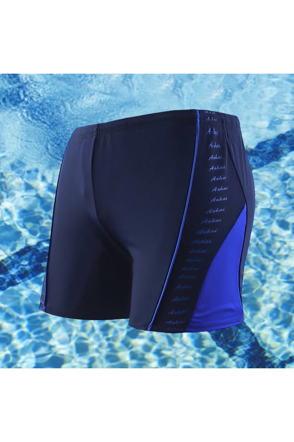 Men's Sport Casual Style Colour Block Holiday Swimming Shorts Men Swimming Trunks with Liner Men Trunks Swimwear Floral Shorts for Men Dissolve Swim Trunks Man Suits for Men Short Men Swim Trunks 4