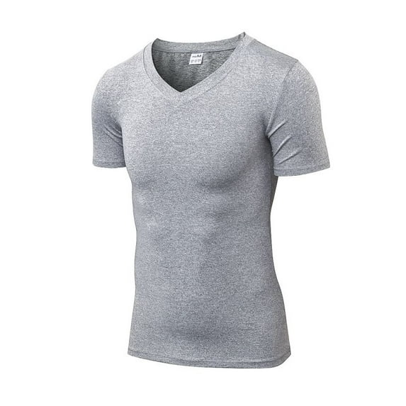 Men's Sport Compression Casual Quick-Dry Fitness Workout Tight Short Sleeve Sportwear Tops T-shirt