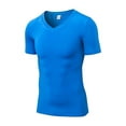 thumbnail image 1 of Men's Sport Compression Casual Quick-Dry Fitness Workout Tight Short Sleeve Sportwear Tops T-shirt, 1 of 2