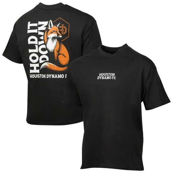 Men's Sport Design Sweden  Charcoal Houston Dynamo FC City Soul Oversized T-Shirt