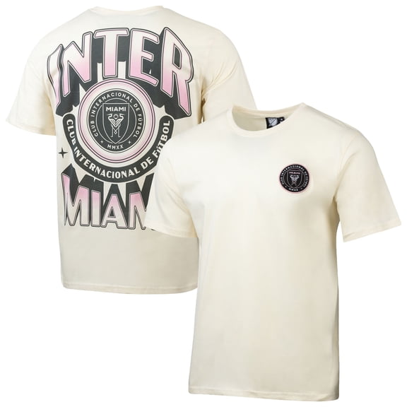 Men's Sport Design Sweden Cream Inter Miami CF Heritage Badge T-Shirt