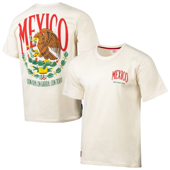 Men's Sport Design Sweden Cream Mexico National Team Golden Eagle T-Shirt