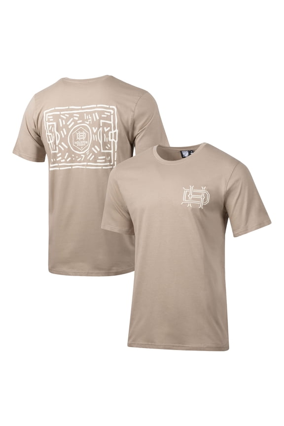 Men's  Sport Design Sweden Khaki Houston Dynamo FC Everyday Relaxed T-Shirt